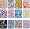 Star Glitter Confetti, 24 Boxes Holographic Sequins 3D Laser Nail Art Flakes Colorful Nail Glitter Manicure Decals Nail Decoration